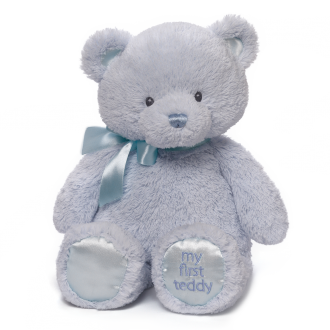 Baby's First Teddy Blue 38cm