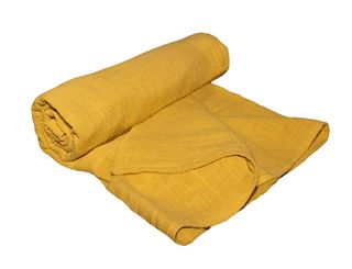 Mustard Muslin Blanket by Lily & George