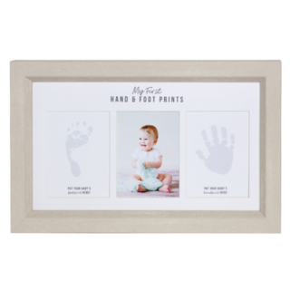 My First Hand and Foot Prints Baby Frame