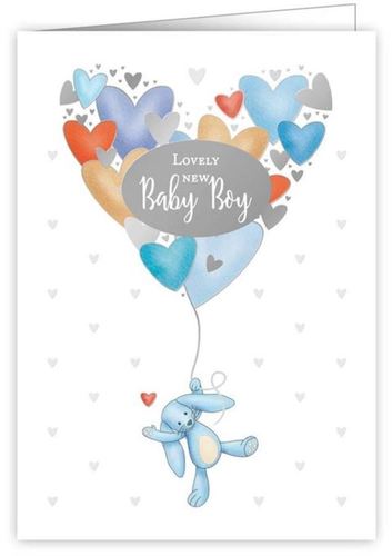 Lovely New Baby Boy Card
