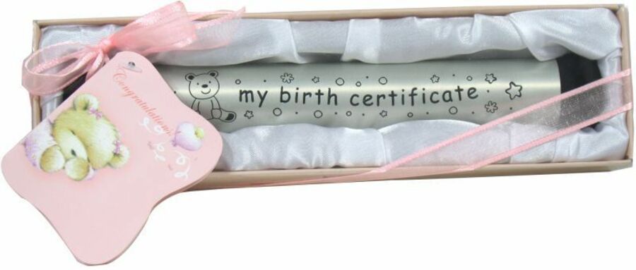 My Birth Certificate Holder Round