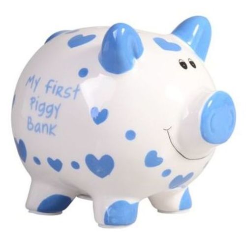 My First Piggy Bank Blue