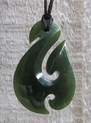 Small Greenstone Hook for Baby