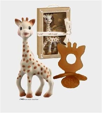 So'Pure Sophie the Giraffe and Natural Teether Set