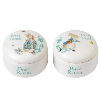 Peter Rabbit First Curl and Tooth Boxes