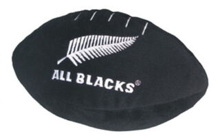 All Black Rugby Ball Soft