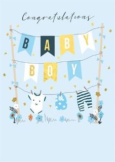 Baby Boy Card