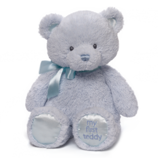 Baby's First Teddy Blue 38cm