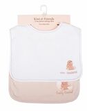 Kiwi and Friends Bib Set White and Beige