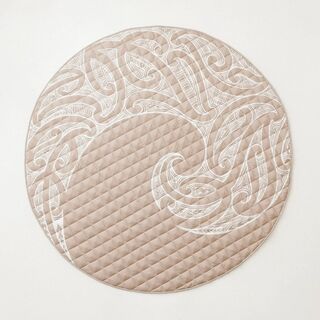 Maori Inspired Playmat Tan