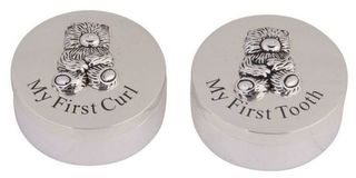 Silver Bear 1st Tooth and Curl Set