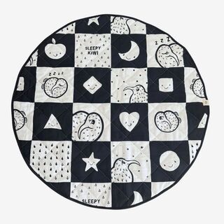 Sleepy Kiwi Quilted Playmat