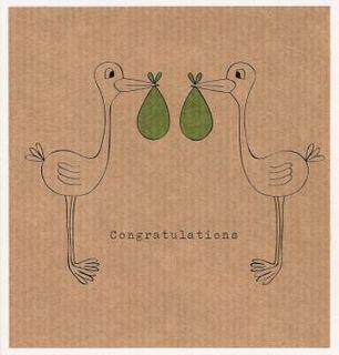 Twin Baby Card