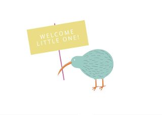 Welcome Little One Baby Card