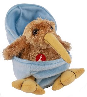 Kiwi Egg Soft Toy - Blue 